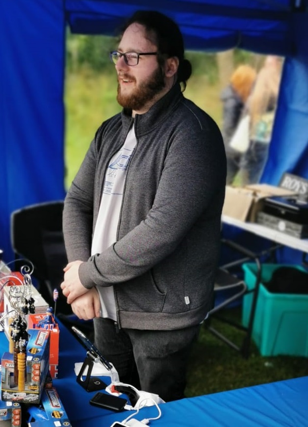 Jonathan running a shop